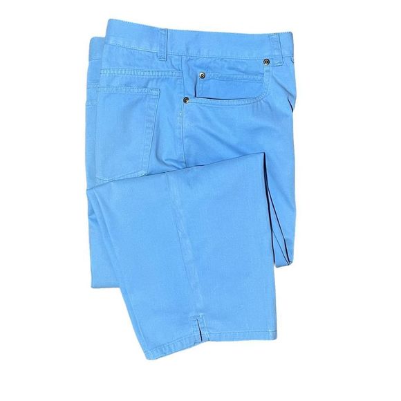 Jones New York Sportswear Y2K Colored Denim Capri Pants Light Blue - Picture 5 of 13